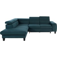 COTTA Ecksofa "Morven L-Form", Kopfteilverstellung, wahlweise mit Bettfunktion und Bettkasten von Cotta