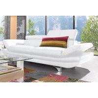 COTTA Polstergarnitur "Enterprise" Set, Set bestehend aus: 2-Sitzer mit Kopfteilverstellung & Hocker von Cotta