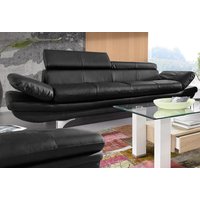 COTTA Polstergarnitur "Enterprise" Set, Set bestehend aus: 3-Sitzer mit Arm- & Kopfteilverstellung & Hocker von Cotta