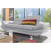 COTTA Polstergarnitur "Enterprise" Set, Set bestehend aus: 2-Sitzer mit Kopfteilverstellung & Hocker von Cotta