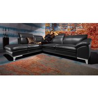 COTTA Polstergarnitur "Teresa L-Form", (Set), Set bestehend aus: Ecksofa mit Kopfteilverstellung & Hocker von Cotta