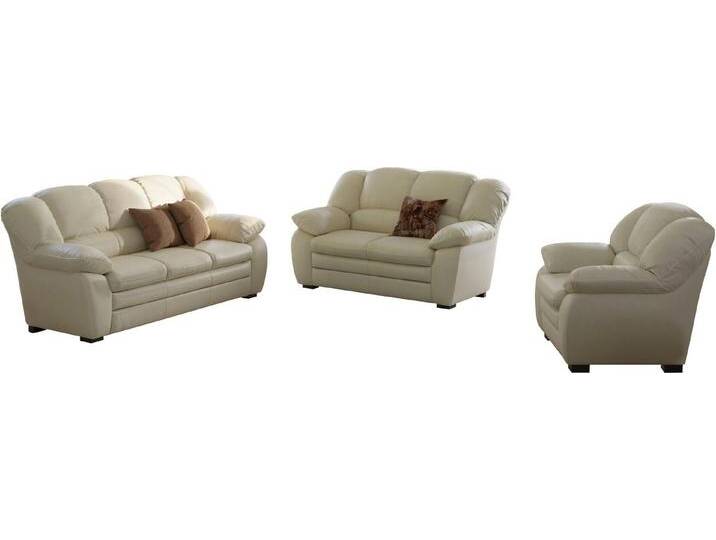 COTTA Polstergarnitur Casino, 3-tlg. Set: 2-Sitzer, 2,5-Sitzer, Sessel, creme, komfortabel, klassisch COTTA Polstergarnitur Casino, 3-tlg. Set: 2-Sitzer, 2,5-Sitzer, Sessel, creme, komfortabel, klassisch von Cotta