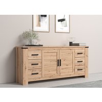 COTTA Sideboard "Hawai", Breite 196 cm, 6 Schubkästen, 2 Türen von Cotta