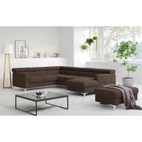COTTA Wohnlandschaft "Sammy U-Form", mit Kopfteilverstellung, wahlweise mit Bettfunktion & Bettkasten von Cotta