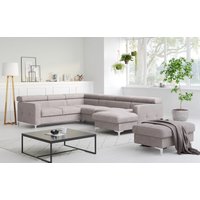 COTTA Wohnlandschaft "Sammy U-Form", mit Kopfteilverstellung, wahlweise mit Bettfunktion & Bettkasten von Cotta