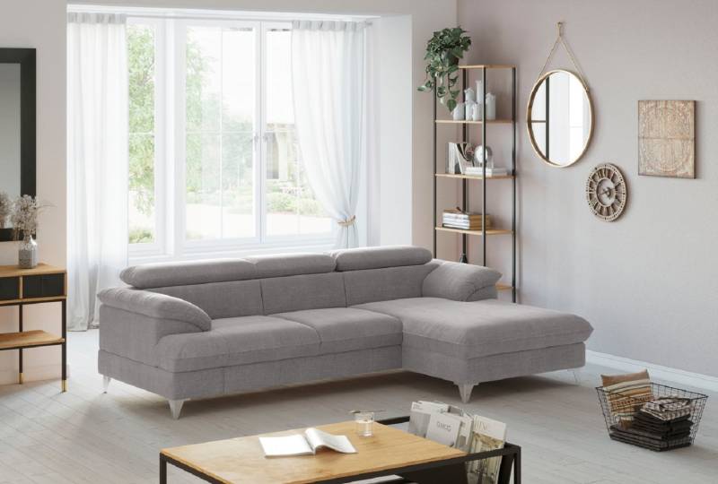 Ecksofa David mit Schlaffunktion & Bettkasten – Cotta von Cotta