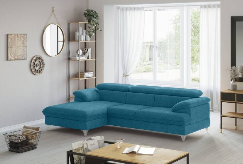Ecksofa David mit Schlaffunktion & Bettkasten – Cotta von Cotta