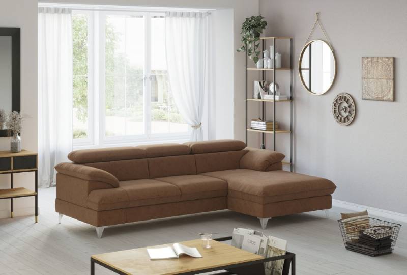 Ecksofa David mit Schlaffunktion & Bettkasten – Cotta von Cotta