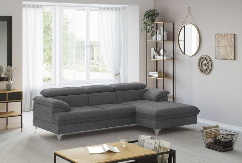 Ecksofa David mit Schlaffunktion & Bettkasten – Cotta von Cotta