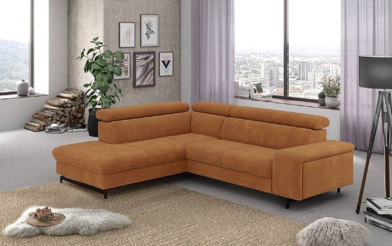Ecksofa Emma mit Schlaffunktion und Bettkasten – Funktionalität trifft auf elegantes Design von Cotta