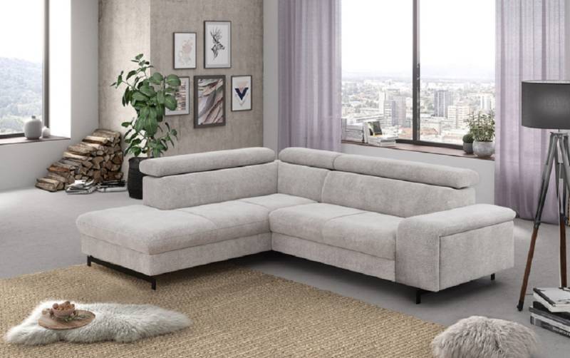 Ecksofa Emma mit Schlaffunktion und Bettkasten – Funktionalität trifft auf elegantes Design von Cotta