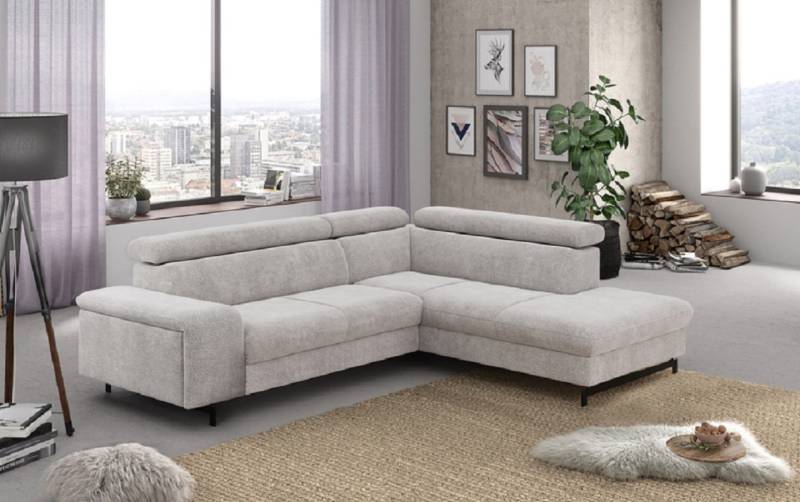 Ecksofa Emma mit Schlaffunktion und Bettkasten – Funktionalität trifft auf elegantes Design von Cotta