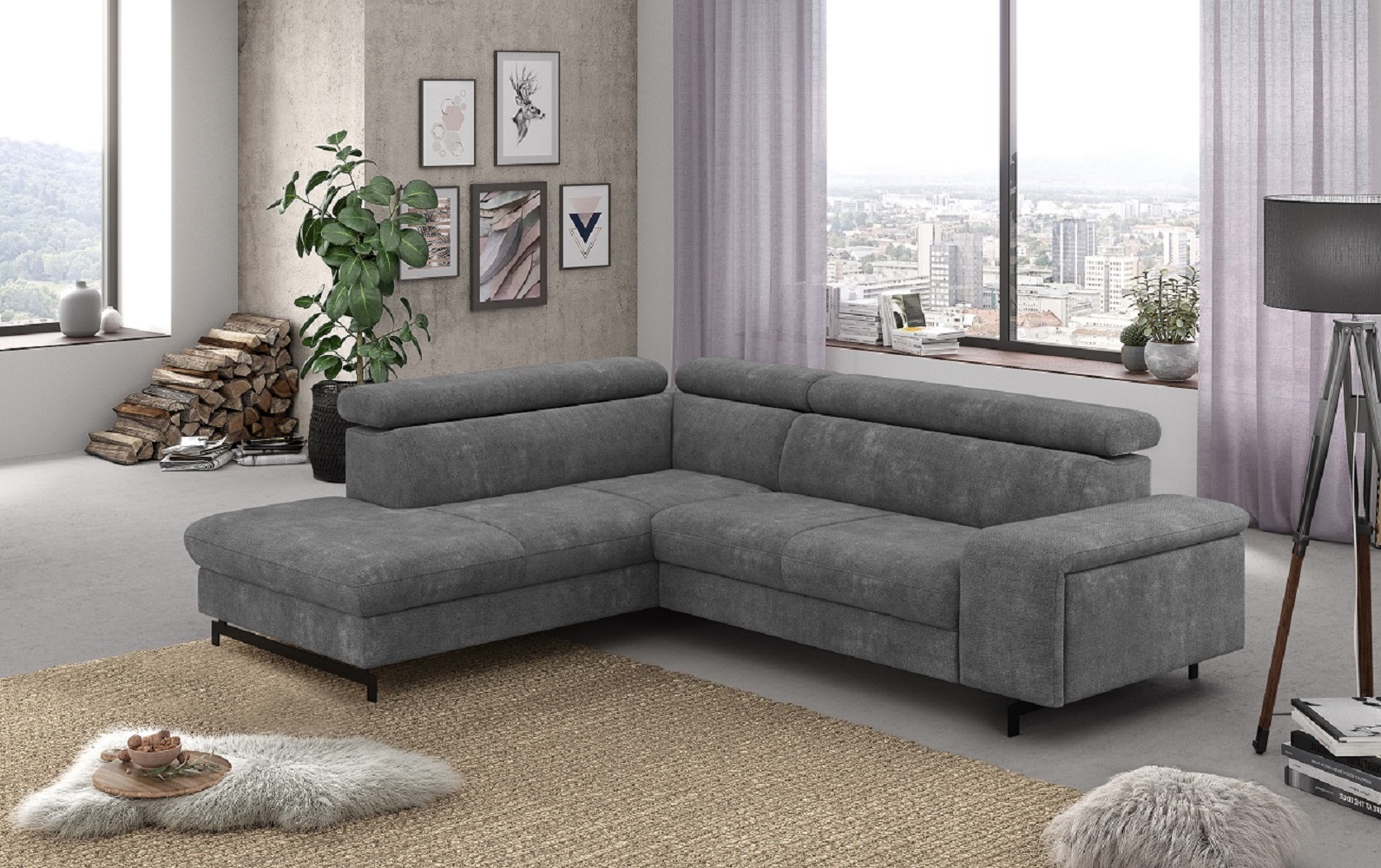 Ecksofa Emma mit Schlaffunktion und Bettkasten – Funktionalität trifft auf elegantes Design von Cotta