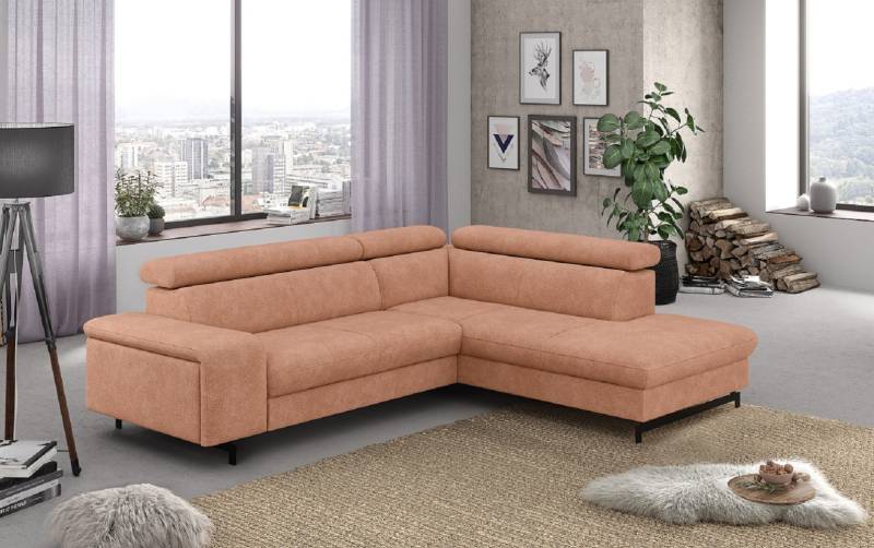 Ecksofa Emma mit Schlaffunktion und Bettkasten – Funktionalität trifft auf elegantes Design von Cotta