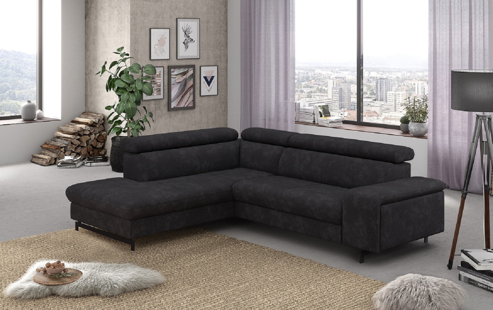 Ecksofa Emma mit Schlaffunktion und Bettkasten – Funktionalität trifft auf elegantes Design von Cotta
