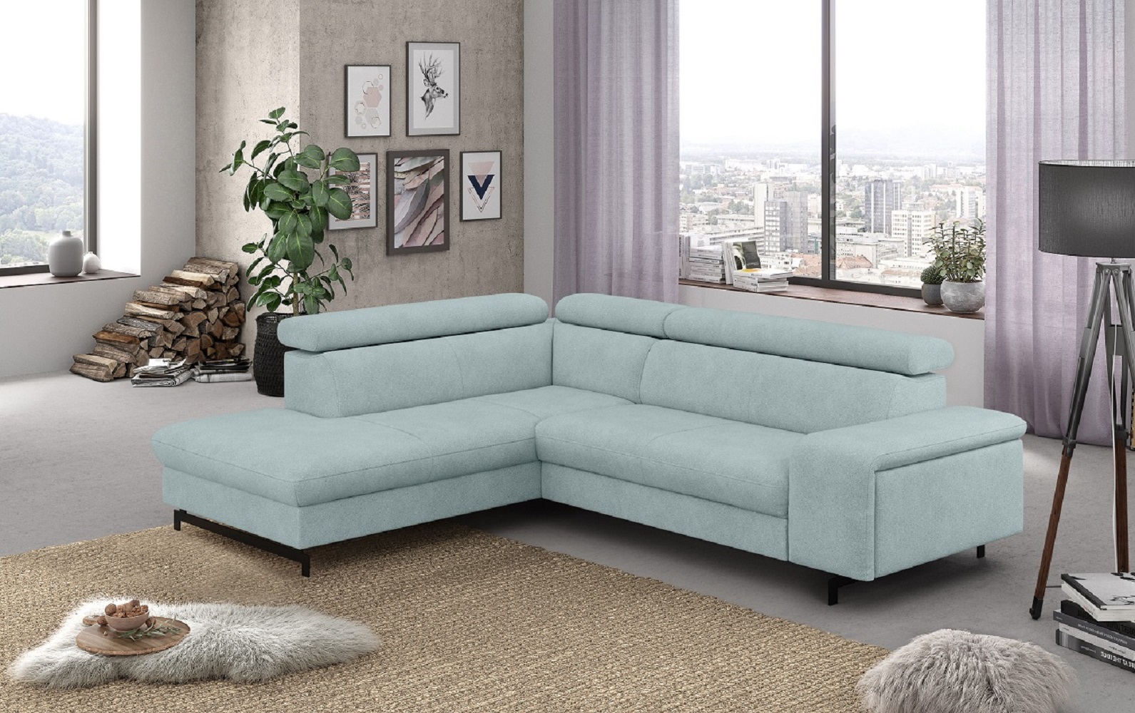 Ecksofa Emma mit Schlaffunktion und Bettkasten – Funktionalität trifft auf elegantes Design von Cotta