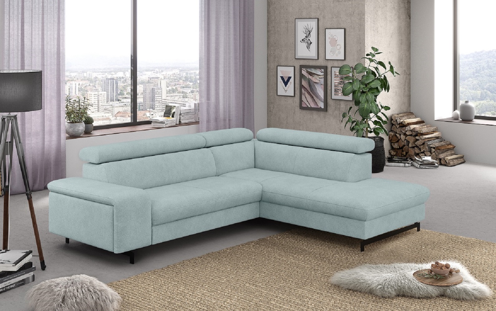 Ecksofa Emma mit Schlaffunktion und Bettkasten – Funktionalität trifft auf elegantes Design von Cotta