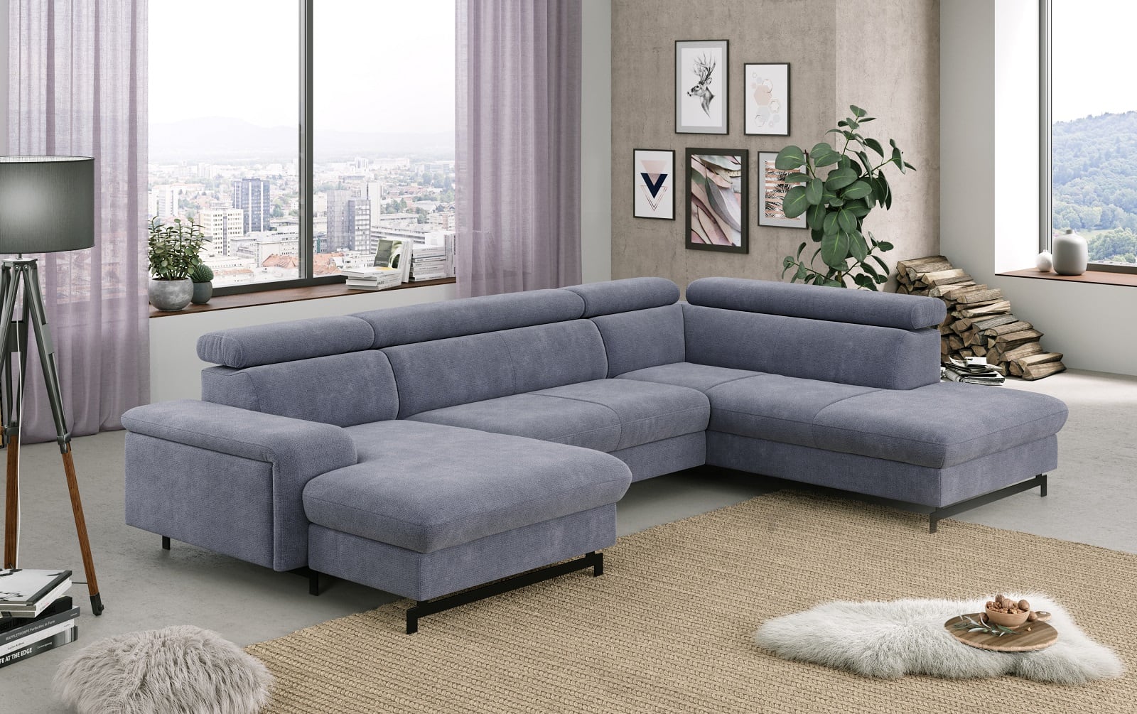 Emma Wohnlandschaft mit Schlaffunktion und Bettkasten - Cotta Emma Wohnlandschaft mit Schlaffunktion und Bettkasten - Cotta von Cotta