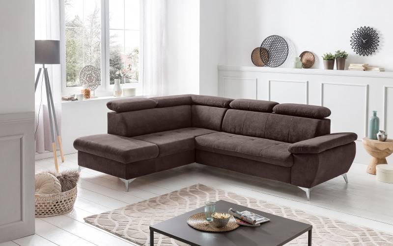 Gisele Ecksofa mit Schlaffunktion und Bettkasten - Cotta von Cotta