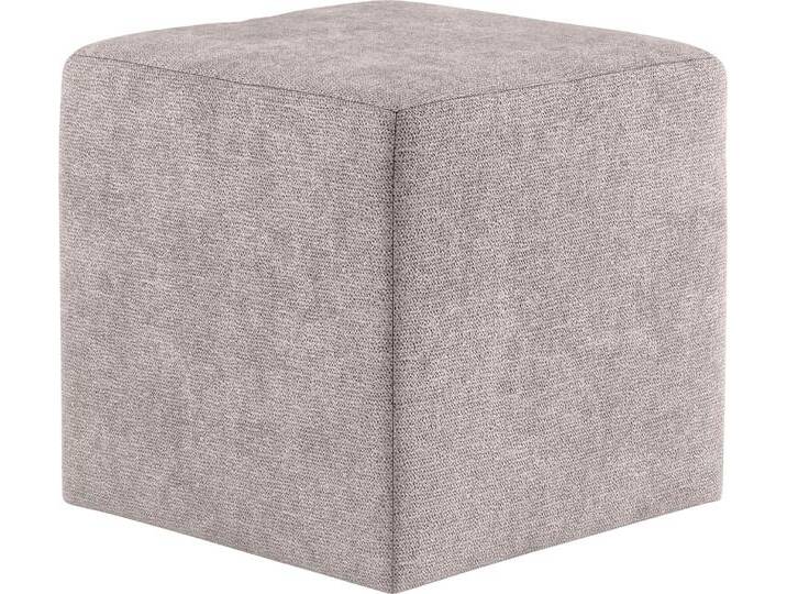 Hocker COTTA Cuby , grau (stone), B:40cm H:40cm T:40cm, 100% Polyester, Hocker, Sitzwürfel, Cube, Sitzhocker von Cotta