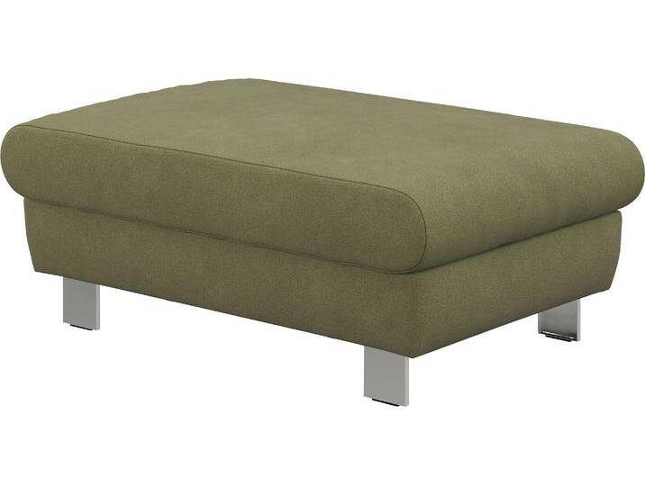 Hocker COTTA Komaris, B: 100 cm , grün (grass), B:100cm H:45cm T:65cm, 94% POLYESTER (PES) 6%POLYAMID (PA), Hocker, individuell zu kombinieren von Cotta