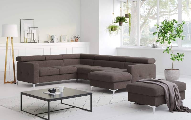 Wohnlandschaft Sammy - All Senses - mit Schlaffunktion & Bettkasten - Cotta von Cotta