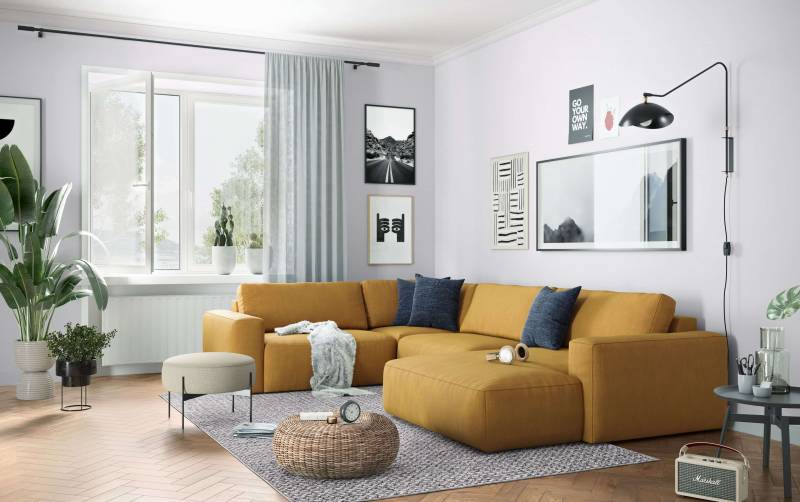 Wohnlandschaft U-Form Lasso - Cotta von Cotta