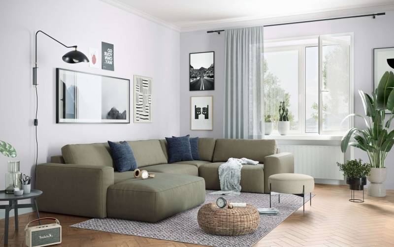 Wohnlandschaft U-Form Lasso - Cotta von Cotta