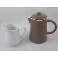 Alfred Sung Mokka Braun Teekanne Schlankes, Modernes Design von CottageChicCanada