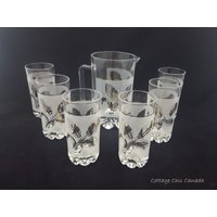 Covetro Gold Weizen Limonade Krug Und Gläser Set Made in Italy von CottageChicCanada