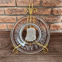 Ton-Glas Mid-Century Abcs Alphabet Babys Teller von CottageChicCanada