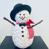 Diy Kit Qk-80 "Snowy' Ornament Kit "Snowy', Ohne Nähen, Fertige Höhe = 10 cm Ei, 5 Ball von CottageOrnaments