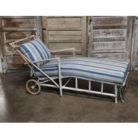 1920's Rattan Chaise # 186180 Der Versand Ist Nicht Kostenlos, Bitte Kontaktieren Sie Uns Vor Dem Kauf von CottageTreasuresLV