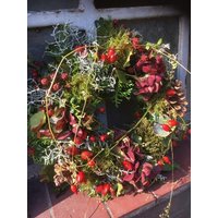 Natürlicher Türkranz Für Den Herbst ~ Ca 35cm Zauberhaft Natürlich von Cottagegarden24