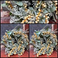 Trendiger Herbstkranz - Dattel-Eukalyptus Kranz..zauberhafte Naturdeko Für Tisch Und Tür Ca 20cm von Cottagegarden24