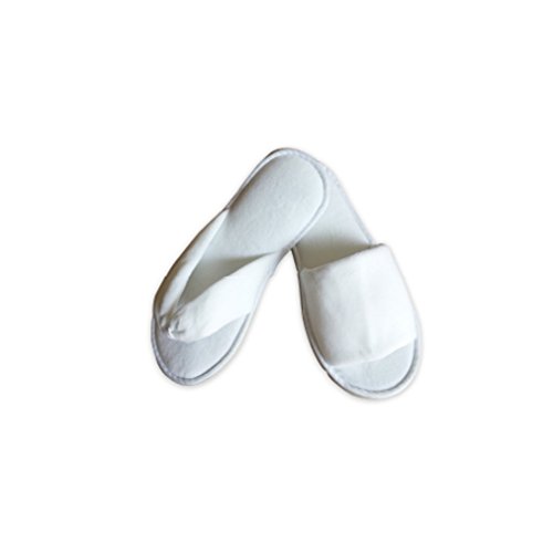 Cotton Point ciablussinfr Hausschuh Typ Luxus Flip Flops, Polyester/Baumwolle, Weiß, 28 x 11 x 1.5 cm von Cotton Point