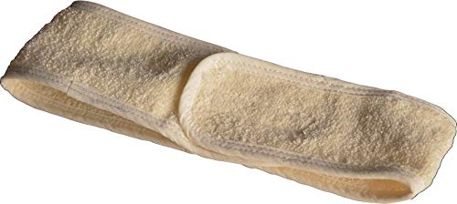 Cotton Point crfascia Haarband mit Klettverschluss, Baumwolle, Gelb, 8 x 16 x 1 cm von Cotton Point