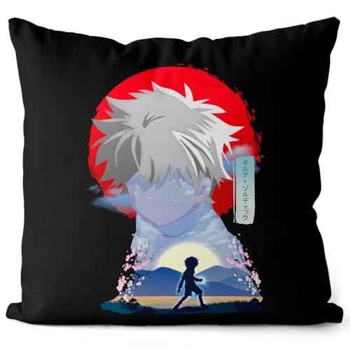 CottonCloud Hunter Killua Kissen mit Füllung 40cm Baumwolle Hunter Anime Japan Manga x von CottonCloud