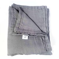 Graue Bambus Musselin Decke Leichte Decke Fürs Bett von CottonLoom