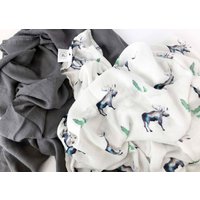 Moose Musselin Swaddle Decke Set Bambus Baby Moose Musselin Swaddle Decke Set Bambus Baby von CottonLoom