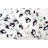 Panda Bambus Musselin Swaddle Decke Aquarell Design Panda Bambus Musselin Swaddle Decke Aquarell Design von CottonLoom