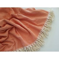 Orange Fischgrät Decke - Große Bettdecke Mit Fransen Boho Jahrestagsgeschenk Chevron Coverlet Gartendecke Orange Fischgrät Decke - Große Bettdecke Mit Fransen Boho Jahrestagsgeschenk Chevron Coverlet Gartendecke von CottonMood