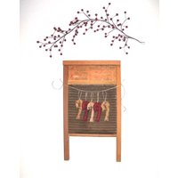 Primitive Candy Cane Ornamente ~ Set Von Fünf Primitive Candy Cane Ornamente ~ Set Von Fünf von Cottonandstitches