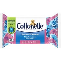 Cottonelle Feuchtes Toilettenpapier Sauber Pflegend 1-lagig, 42 Tücher von Cottonelle