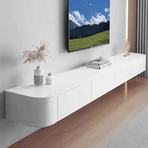 Coubird TV Schrank Hängende TV Bank weiß Holz Modernität TV Lowboard Hängende, Lagerung TV-Wandschrank Unterhaltung TV Media TV-Ständer für Wohnzimmer, Schlafzimmer, Büro Coubird TV Schrank Hängende TV Bank weiß Holz Modernität TV Lowboard Hängende, Lagerung TV-Wandschrank Unterhaltung TV Media TV-Ständer für Wohnzimmer, Schlafzimmer, Büro von Coubird