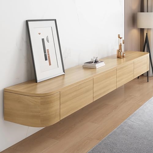 Coubird TV-Schrank hängend TV Lowboard Holz, TV-Bank Rustikales braun, Media Control TV Stand, große Lagerung Schrank, hängende Wohnwand Schrank für Wohnzimmer Schlafzimmer Büro Coubird TV-Schrank hängend TV Lowboard Holz, TV-Bank Rustikales braun, Media Control TV Stand, große Lagerung Schrank, hängende Wohnwand Schrank für Wohnzimmer Schlafzimmer Büro von Coubird
