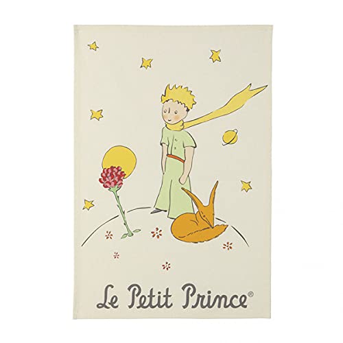 Coucke French Cotton Digital bedrucktes Geschirrtuch, Motiv: Der kleine Prinz, 50,8 x 76,2 cm, mehrfarbig, 100 % Baumwolle von Coucke
