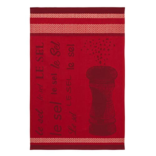 Coucke Handtuch aus Baumwolle, Jacquard, 20 x 30 cm, 100% Baumwolle, Rot von Coucke