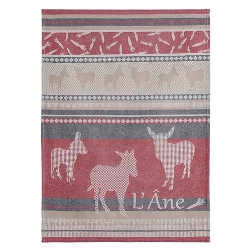 Coucke Le Anes French Cotton Jacquard Handtuch, 50,8 x 76,2 cm, 100% Baumwolle von Coucke