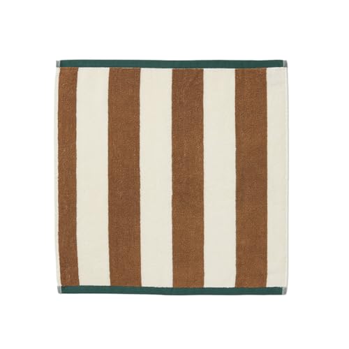 Coucke Quadratischer Frottee, Bedruckt, aus Baumwolle, 50 x 50 cm, Rivage von Coucke
